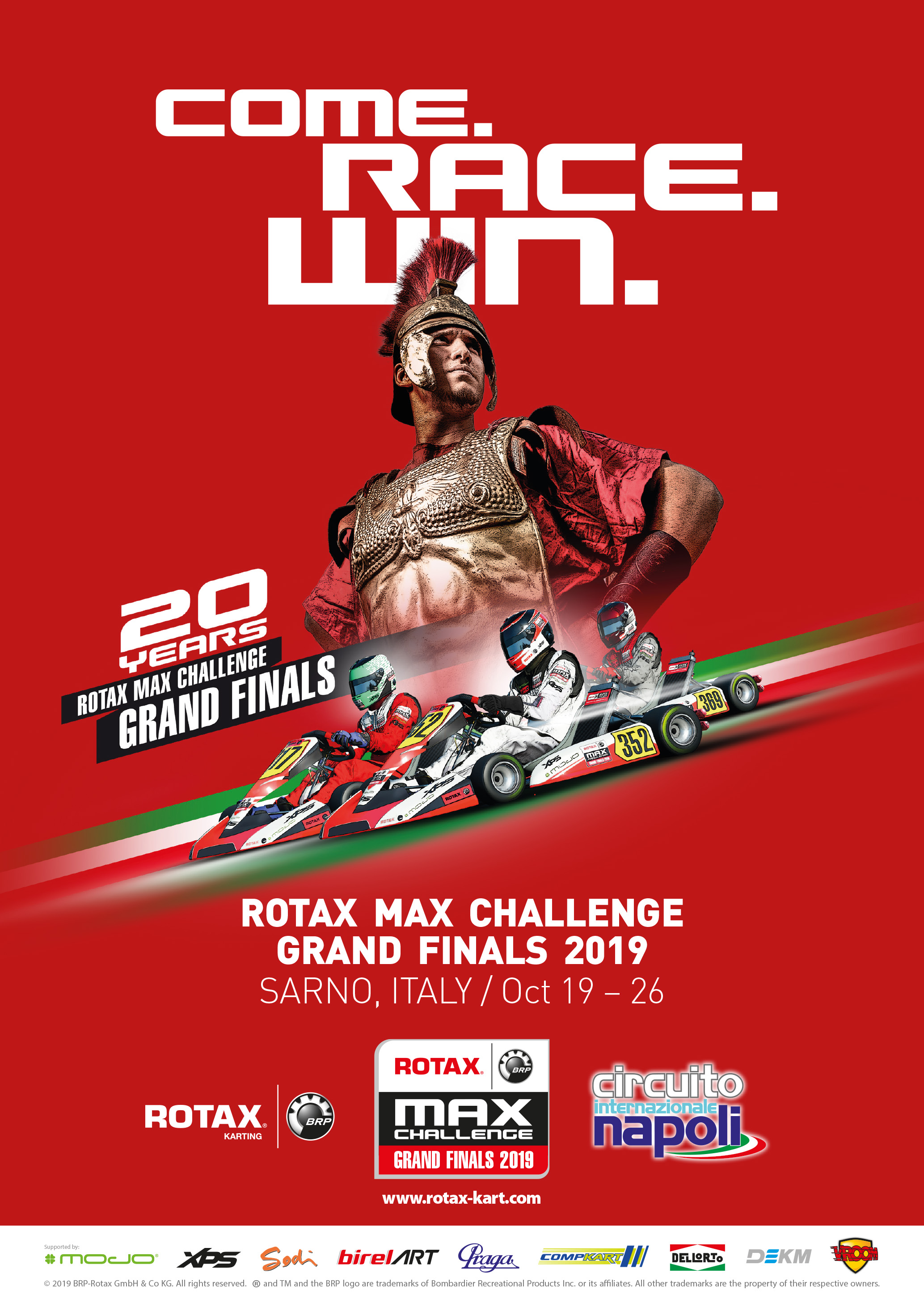 Od 19. - 26. októbra budú na Rotax Max Challenge Grand Finals za účasti 370 pretekárov z viac ako 60 krajín sveta bojovať aj piati pretekári zo Slovenska.